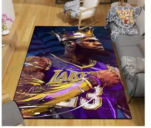 Lebron James Rug 120CM x 160CM Basketball Lebron Carpet - Picture 1 of 3