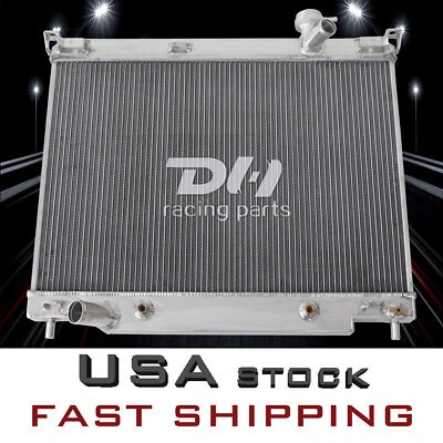 3ROW Alu Radiator For 2002-2009 2007 Chevy Trailblazer GMC Envoy XL XUV 4.2L I6 - Image 1 of 4