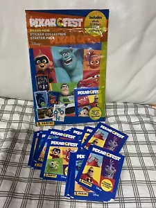 Pixar Fest Sticker Collection Starter Pack & 20 Sealed Packs. New - Picture 1 of 3