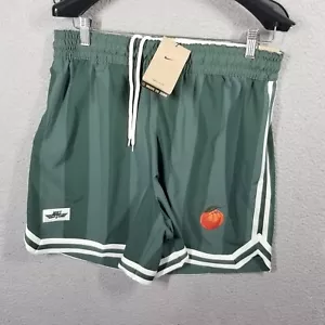 Nike Dri-Fit DNA NPC II 6" Inch Woven Shorts Large Green White Orange Basketball - Picture 1 of 12