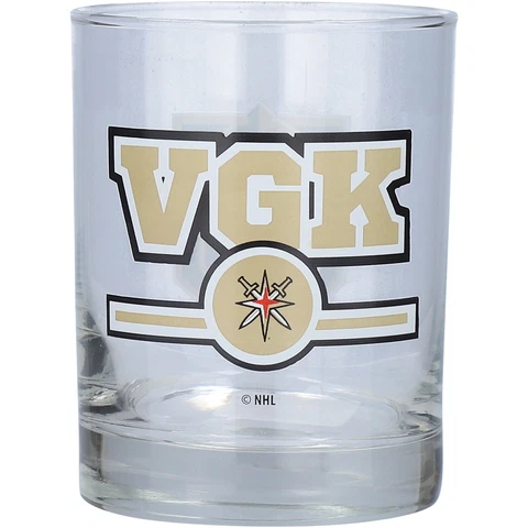 Vegas Golden Knights Letterman 14oz. Rocks Glass Cover