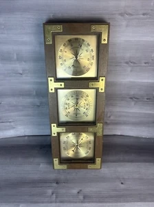 Vintage Springfield Weather Station Trio Thermometer/Barometer/Humidity USA - Picture 1 of 4
