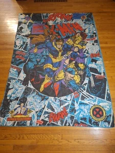 Vintage 1994 X-MEN Marvel Comics Mutant Twin Comforter 61x85" - Picture 1 of 16