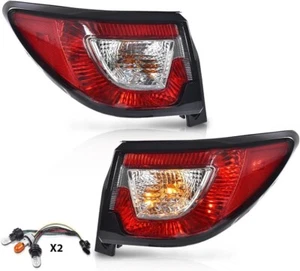 Tail Lights w/Bulbs Compatible with Chevy Traverse 2013 2014 2015 2016 2017 Driv - Picture 1 of 9