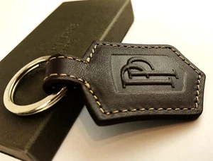 PATEK PHILIPPE Porte clés clefs Original Cuir & Argent Key Holder Key Ring + Box - Picture 1 of 11