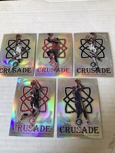 LOT (5) 2016-17 Excalibur Crusade Silver Prizm Holo #-8,40,62,69,76 SCHRODER *+ - Picture 1 of 7