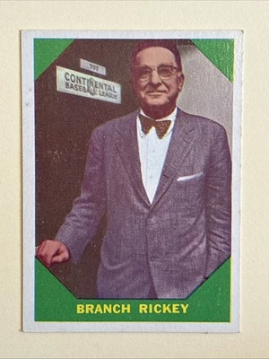 Branch Rickey 1960 Fleer St. Louis Cardinals #55 EX - Image 1 of 2