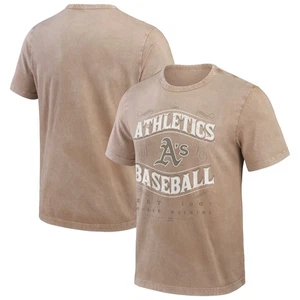 Men's Darius Rucker Collection by Fanatics Tan Athletics Sun Faded T-Shirt - Picture 1 of 4