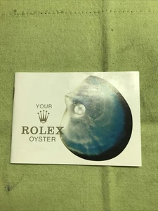 Vintage 1977  Rolex “your Rolex Oyster”Booklet;manual ❗️can chooses - Picture 1 of 6