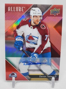 2024-25 Upper Deck Allure Devon Toews Red Rainbow Auto #46 - Picture 1 of 2