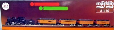 Märklin Z Miniclub 81419; US-Zugpackung "Casey Jones", wie neu in OVP /Y051 - Bild 1 von 2