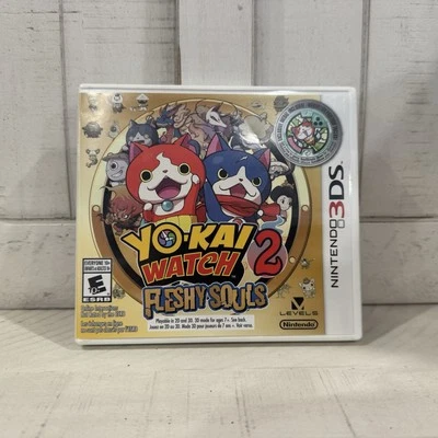 Yo-Kai Watch 2: Fleshy Souls (Nintendo 3DS, 2016) - Image 1 of 3