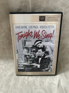 Tonight We Sing, Good DVD, David Wayne,Anne Bancroft, Mitchell Leisen - Picture 1 of 3