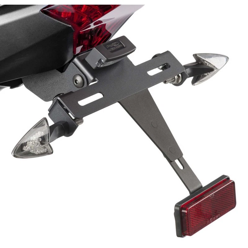 SUPPORT DE PLAQUE D'IMMATRICULATION PUIG POUR YAMAHA MT-07 21-24 NOIR-OFFRE - Photo 1/1