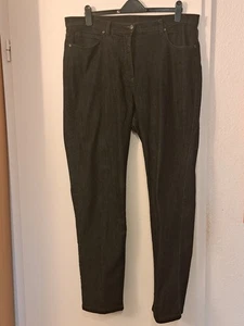 Schwarze Damen Jeans Hose mit Nieten auf den Taschen Größe 52 54 von... - Bild 1 von 13