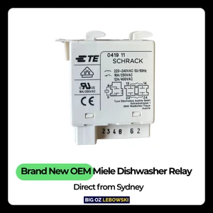 6002930 Miele Heater Relay – Dishwasher F24 Error Repair Part (OEM) - Made in EU - Bild 1 von 6