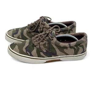Sperry Halyard CVO Herren Größe 13 Canvas Turnschuhe Camouflage STS23656 - Bild 1 von 6