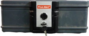 Pre-Owned First Alert Fire Resistant Safe With Keys & Instructions - Picture 1 of 8