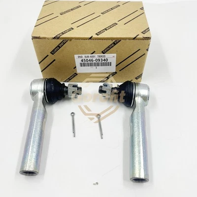 2Pcs 45046-09340 Front Outer Steering Tie Rod Ends for Toyota Tacoma 2005-2021 Foto 1 de 4