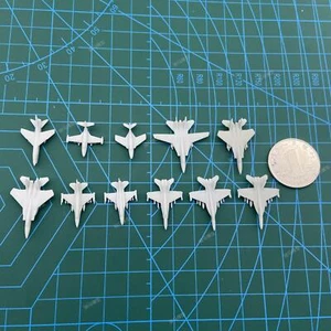 1/700 US fighter jet without landing gear open wing (in flight state) 11pcs - Picture 1 of 12