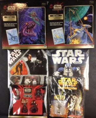 LOTE MERCANCÍA COLECCIONABLE STAR WARS JUEGO DE FIGURAS ROMPECABEZAS C-3PO AMENAZA FANTASMA Foto 1 de 4