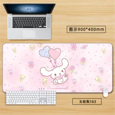 Cinnamoroll Mouse Mat Computer Desk Pad Girls Cute Cartoon Big Keyboard Mat Gift - Image 1 of 4