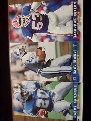 Marvcus Patton, Barry Sanders & Mel Gray Gameday #39,137&128 - Image 1 of 4