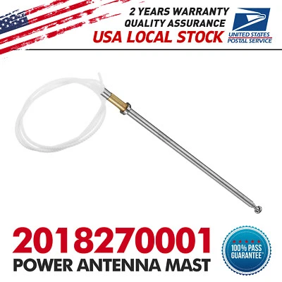 For 1985-86 BMW 524TD 525i 528E 530i 533i 540i power Antenna Mast #2018270001 - Image 1 of 4