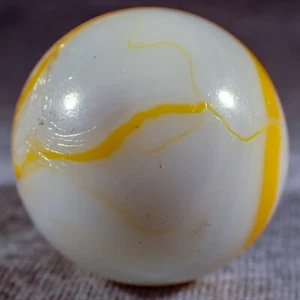 BB Marbles: Rare Yasuda Crease Pontil Transition. 1-1/16". Mint. (B501) - Picture 1 of 6
