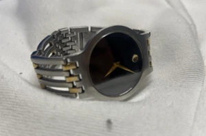 Orologio Movado Esperanza Uomo Orologio Bicolore Tono Oro Argento - Foto 1 di 12