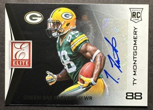 2015 Donruss Elite #ERS-TM Ty Montgomery Rookie Signatures Auto Autograph Rookie