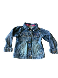 Carter’s Girls Toddler Youth Blue Denim Jean Jacket Size 4T Snaps Pockets VGUC - Picture 1 of 10