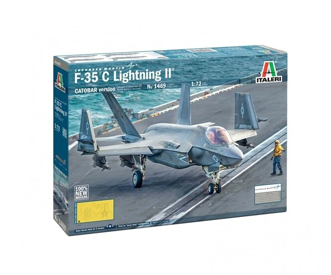 ITALERI 1 72 KIT AEREO LOCKHEED MARTIN F-35 C LIGHTNING II CATOBAR VERSION 1469