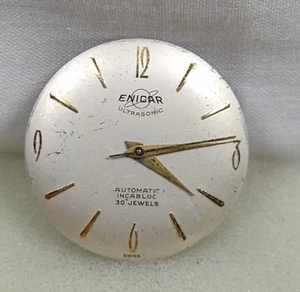 Enicar Ultrasonic 30J Automatic Cal. AR 1124 Wristwatch Movement Repair/Parts - Picture 1 of 14
