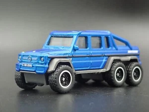 2013-2015 Mercedes-Benz G63 AMG 6X6 G Vagón Azul 1:64 Escala Metal Modelo Coche - Imagen 1 de 7