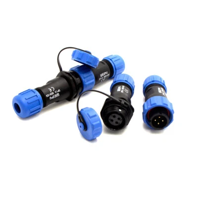 SP13 IP68 Waterproof Aviation Connector 2Pin-9Pin Male&Female Panel Plug Socket - Image 1 of 4