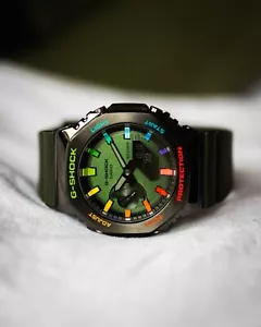 CasiOak G-Shock Steel Rainbow Royal Oak GM-2100 Mod G-Modz Quality Mods - Bild 1 von 4