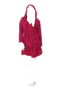 Damen Bademantel Microfaser Morgenmantel mit Kapuze, Wellsoft | fuchsia | XL - Bild 1 von 1