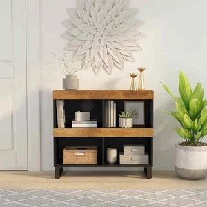 Beistellschrank 85x33x75 cm Massivholz Mango vidaXL - Bild 1 von 10