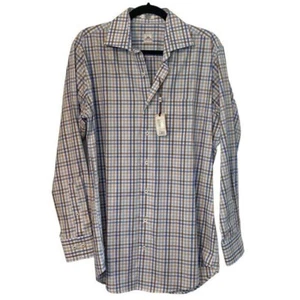 Peter Millar Crown Sport Medium Long Sleeve 100% Cotton Shirt Front Pocket - Picture 1 of 4