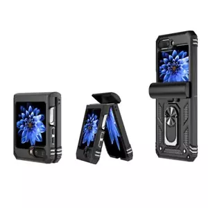 Für Samsung Galaxy Z Flip 5 4 3 Stoßfest Ring Halter Handy Hülle Magnet Cover - Bild 1 von 23