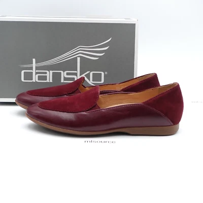 Mocasines Dansko de cuero esmaltado de encaje para niños 2040-880600 para mujer talla 7,5-8 EE. UU. UE 38 Foto 1 de 4