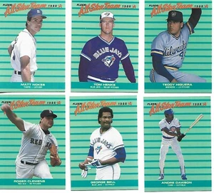 Juego completo Fleer Baseball All-Star Team 1988 1-12 (Clemens/Boggs/Molitor) - Imagen 1 de 4