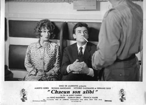 CHACUN SON ALIBI (1960) - M.CAMERINI - V.GASSMAN - S.MANGANO - 24 x 30 cm - Foto 1 di 1
