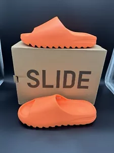 Adidas Yeezy Slide Enflame Orange Amber - 47 (EU) US 12 VGC - Picture 1 of 8