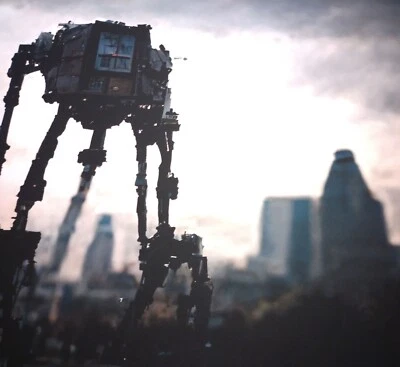 Artista británico Chris Boyle edición limitada 2 pies x 2 pies firmado fuera de existencia giclee impresión artística 'Robot' #8/25 Foto 1 de 4