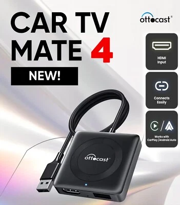 3-in-1 OTTOCAST HDMI Car TV Mate Max 4 Wireless Carplay & Android Auto Adapter - Bild 1 von 4