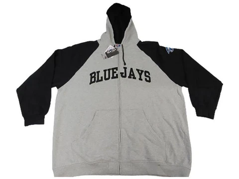 New Toronto Blue Jays Mens Sizes 3XL-4XL-5XL-6XL Majestic Full Zip Hoodie Jacket Cover
