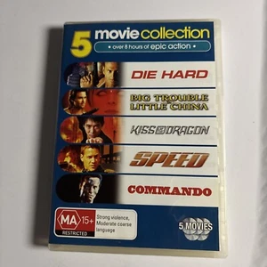 Die Hard, Big Trouble in Little China, Kiss of the Dragon, Speed, Commando DVD - Picture 1 of 7