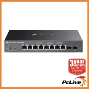 TP-Link SG2210XMP-M2 Omada 8-Port 2.5G POE+ Smart Switch 2x 10G SFP+ QoS L2 L2+ - Picture 1 of 8